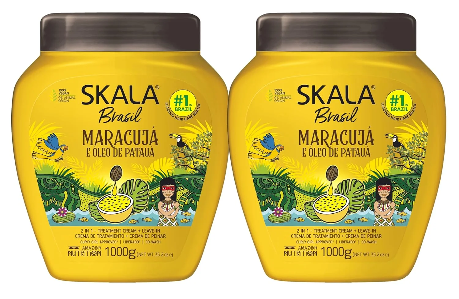 Skala Brazil Maracuja Passion Fruit & Pataua Oil (Big Comb)