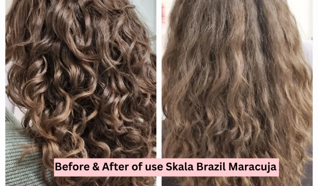 Before & After of use Skala Brazil Maracuja