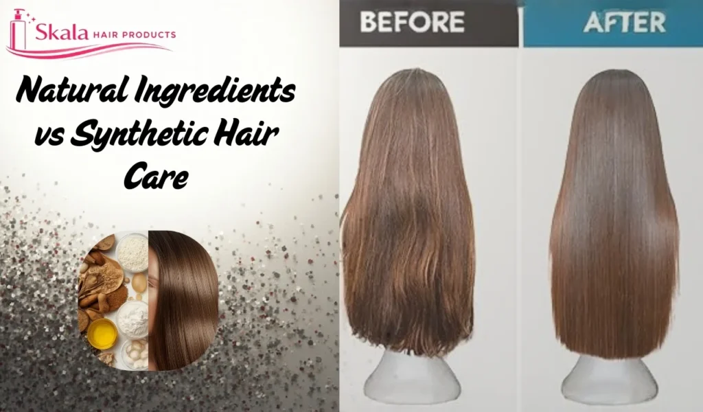 Natural Ingredients vs Synthetic Hair Care
