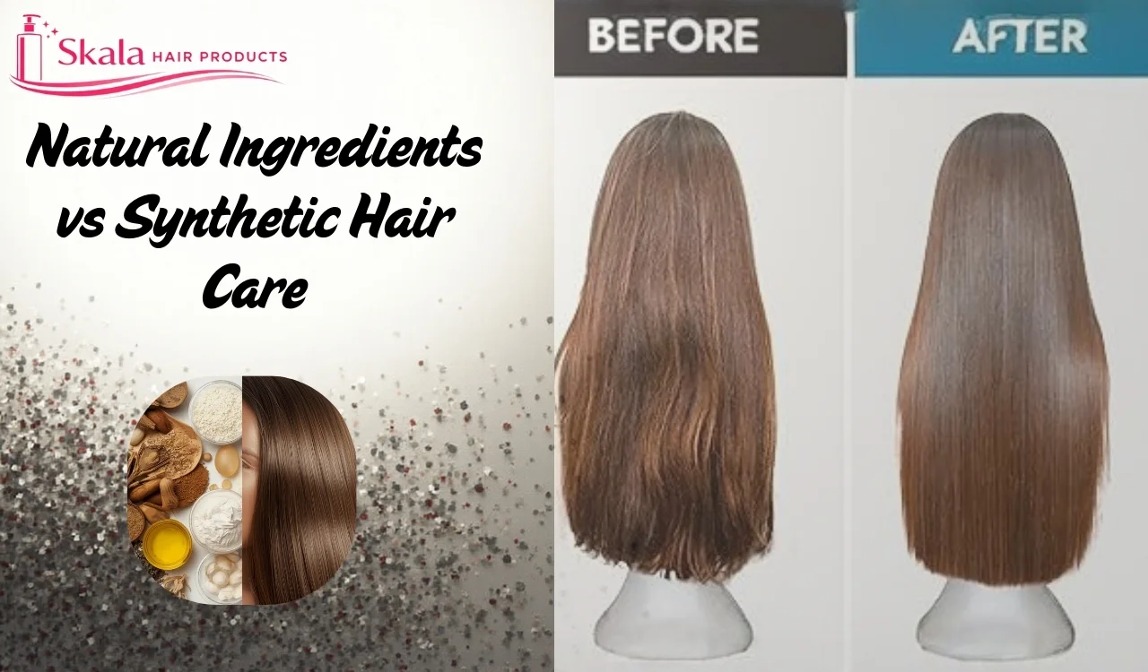 Natural Ingredients vs Synthetic Hair Care